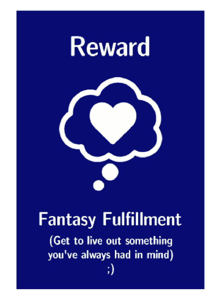 Fantasy Fulfilment reward card